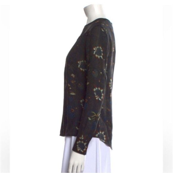 A.L.C. Noemi Silk Floral Chiffon Blouse XS 0 - Picture 4 of 9